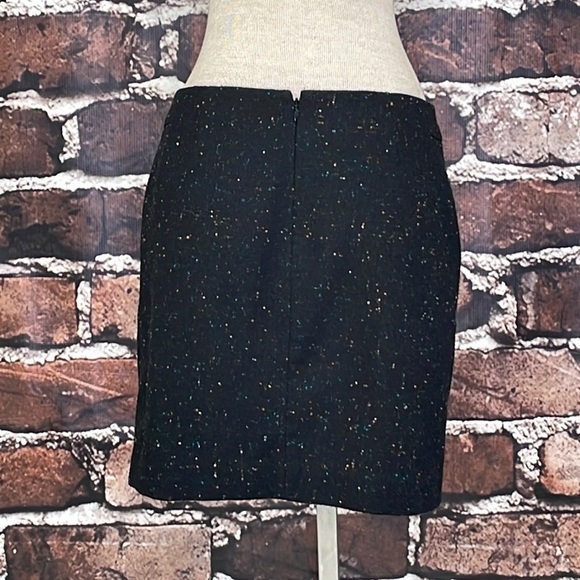 Outback Red Tweed Skirt Black Speckled Pencil Mini Size 2 - Picture 11 of 13